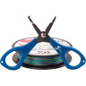 Шнур DAIWA J-Braid Grand X8E-W/SC 135м 0,13мм Island Blue + ножницы 40002626